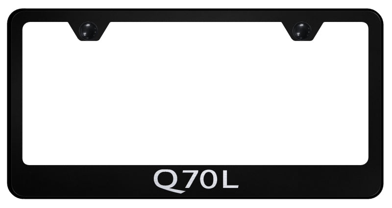 Q70L Stainless Steel Frame - Laser Etched Black