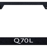 Q70L Stainless Steel Frame - Laser Etched Rugged Black