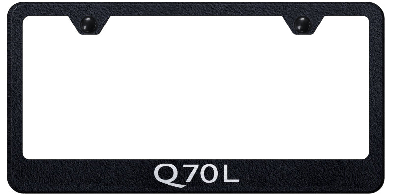 Q70L Stainless Steel Frame - Laser Etched Rugged Black