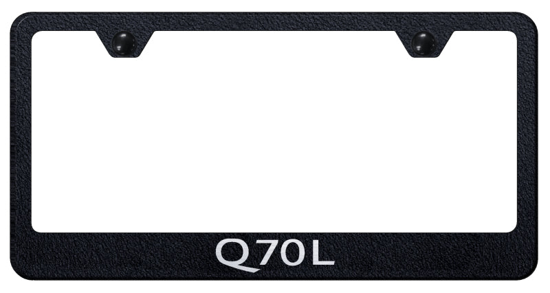 Q70L Stainless Steel Frame - Laser Etched Rugged Black