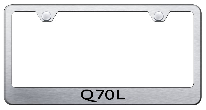 Q70L Stainless Steel Frame - Laser Etched Brushed