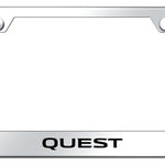 Quest Stainless Steel Frame - Laser Etched Mirrored