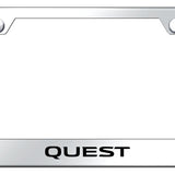 Quest Stainless Steel Frame - Laser Etched Mirrored