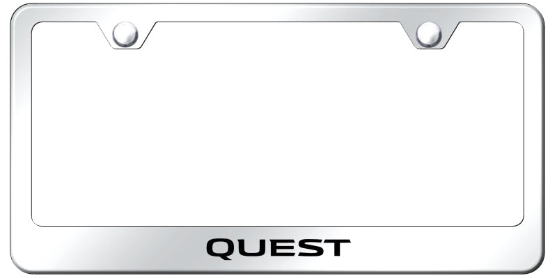 Quest Stainless Steel Frame - Laser Etched Mirrored