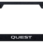 Quest Stainless Steel Frame - Laser Etched Rugged Black