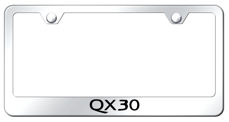 QX30 Stainless Steel Frame - Laser Etched Mirrored