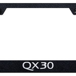 QX30 Stainless Steel Frame - Laser Etched Rugged Black