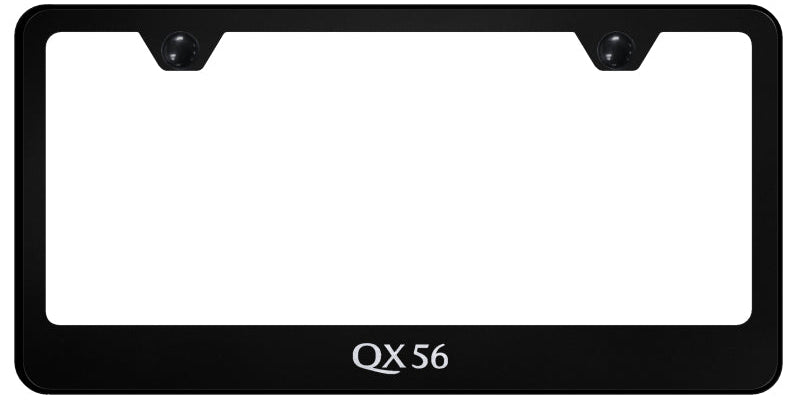 QX56 Stainless Steel Frame - Laser Etched Black