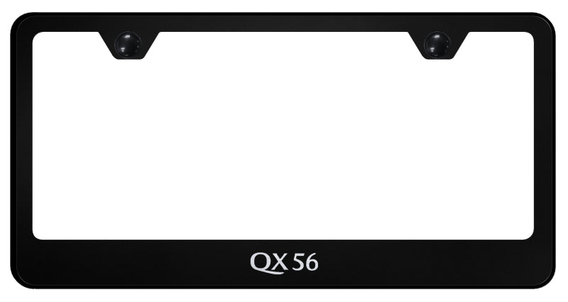 QX56 Stainless Steel Frame - Laser Etched Black