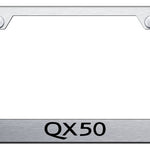 QX50 Stainless Steel Frame - Laser Etched Brushed