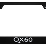 QX60 Stainless Steel Frame - Laser Etched Black