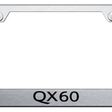 QX60 Stainless Steel Frame - Laser Etched Brushed