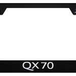 QX70 Stainless Steel Frame - Laser Etched Black