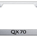 QX70 Stainless Steel Frame - Laser Etched Brushed