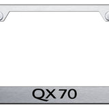 QX70 Stainless Steel Frame - Laser Etched Brushed