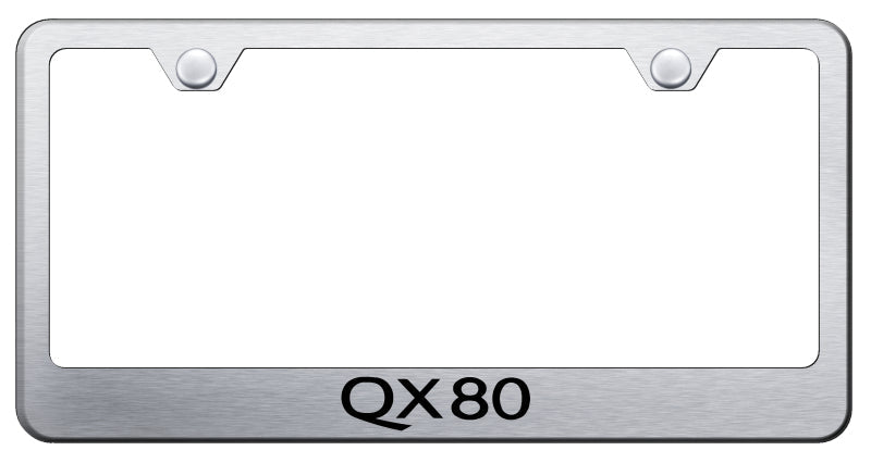 QX80 Stainless Steel Frame - Laser Etched Brushed