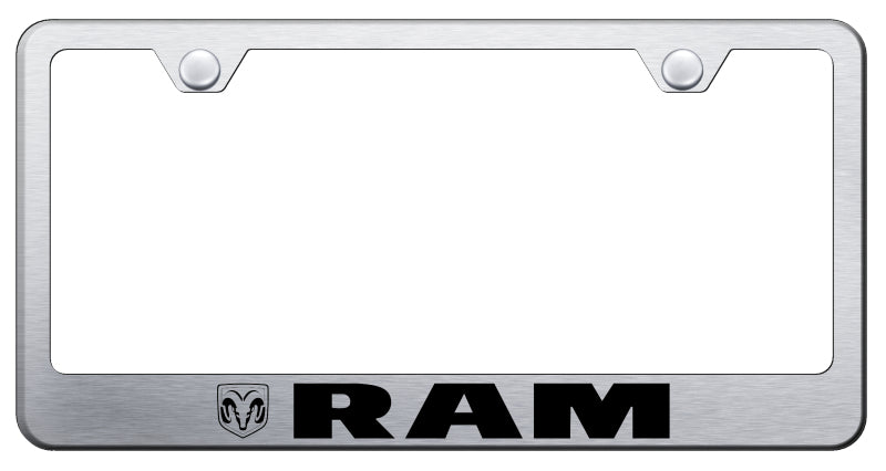 Ram Stainless Steel Frame - Laser Etched Brushed
