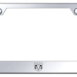 Ram Head Stainless Steel Frame - Laser Etched Mirrored