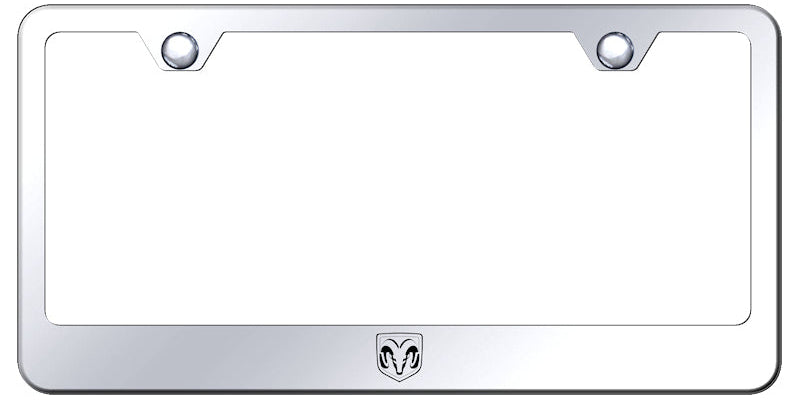 Ram Head Stainless Steel Frame - Laser Etched Mirrored