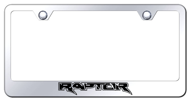 Raptor Stainless Steel Frame - Laser Etched Mirrored