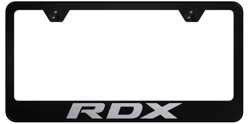 RDX Stainless Steel Frame - Laser Etched Black