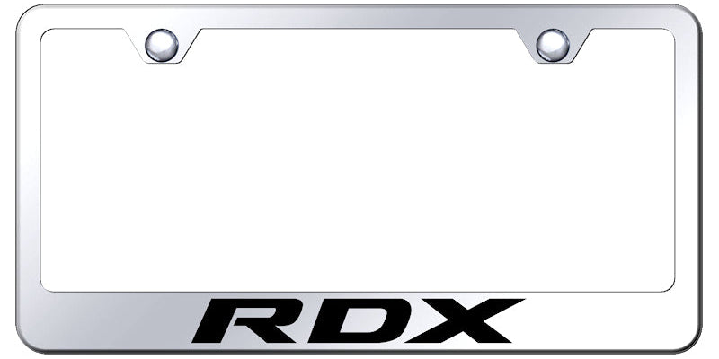 RDX Stainless Steel Frame - Laser Etched Mirrored