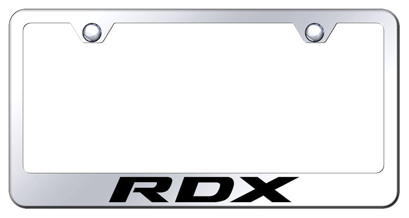 RDX Stainless Steel Frame - Laser Etched Mirrored