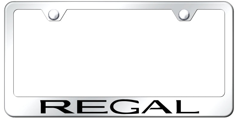 Regal Stainless Steel Frame - Laser Etched Mirrored