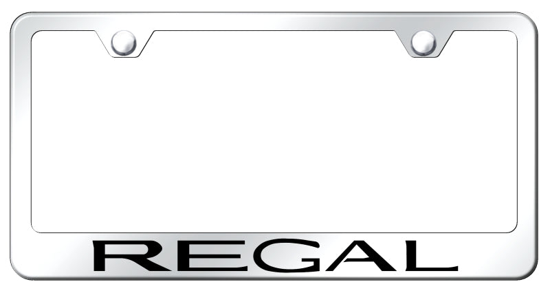 Regal Stainless Steel Frame - Laser Etched Mirrored