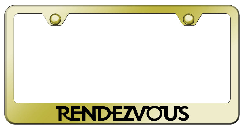 Rendezvous Stainless Steel Frame - Laser Etched Gold