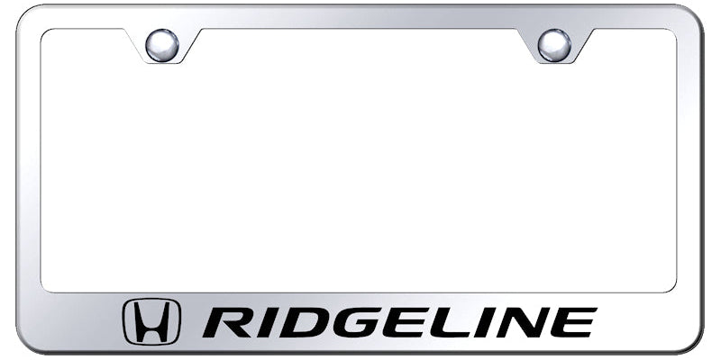 Ridgeline Stainless Steel Frame - Laser Etched Mirrored