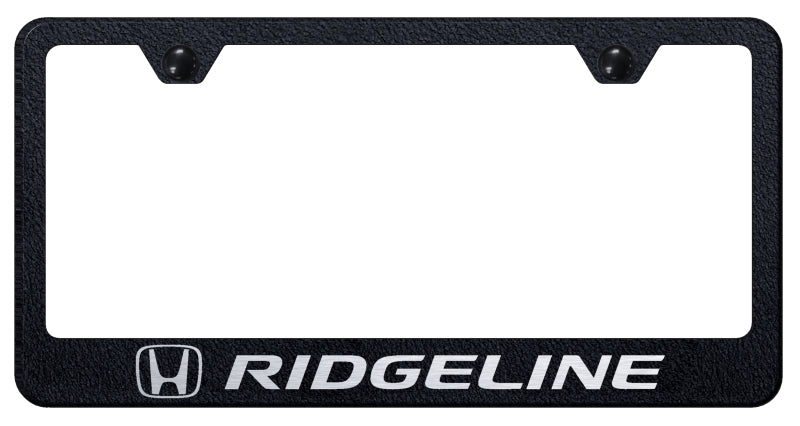 Ridgeline Stainless Steel Frame - Laser Etched Rugged Black