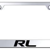 RL Stainless Steel Frame - Laser Etched Mirrored