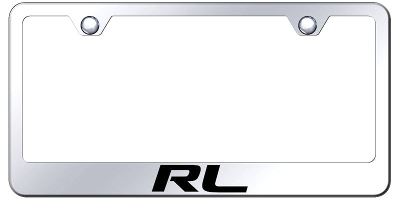 RL Stainless Steel Frame - Laser Etched Mirrored