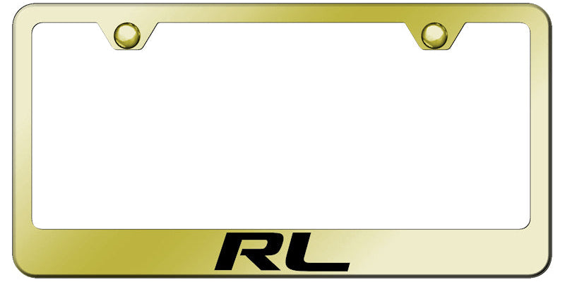 RL Stainless Steel Frame - Laser Etched Gold