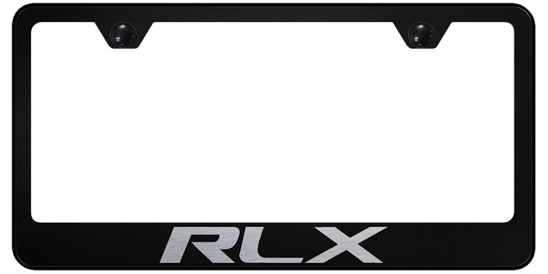 RLX Stainless Steel Frame - Laser Etched Black