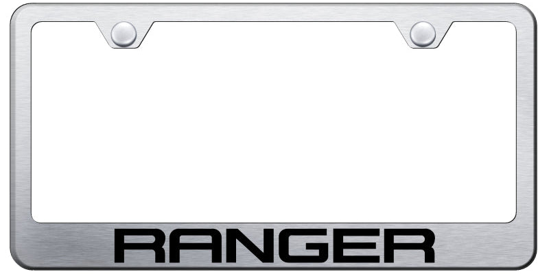 Ranger Stainless Steel Frame - Laser Etched Brushed