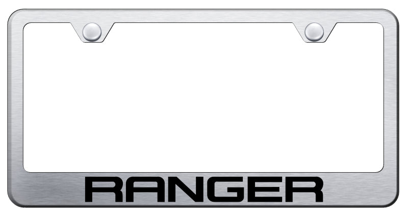 Ranger Stainless Steel Frame - Laser Etched Brushed