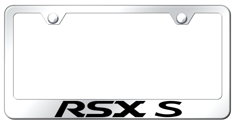 RSX-S Stainless Steel Frame - Laser Etched Mirrored