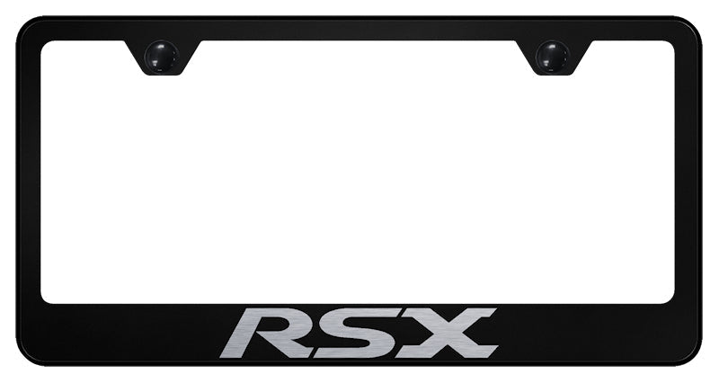 RSX Stainless Steel Frame - Laser Etched Black