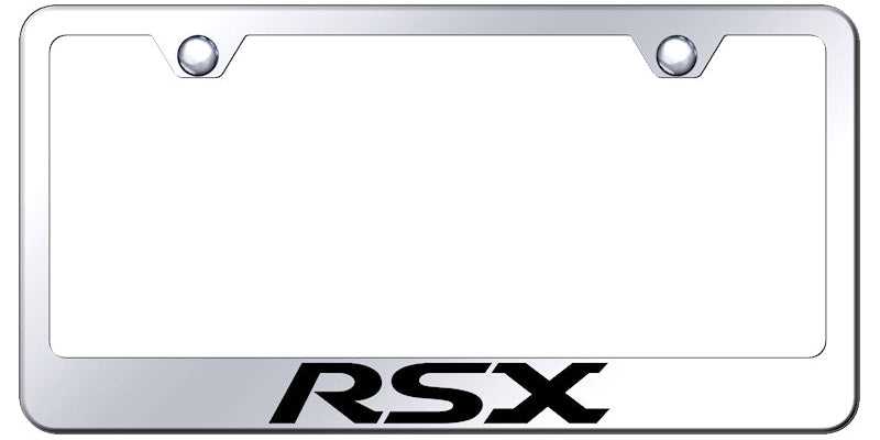 RSX Stainless Steel Frame - Laser Etched Mirrored