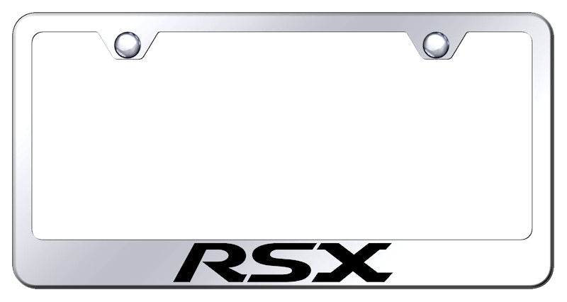 RSX Stainless Steel Frame - Laser Etched Mirrored