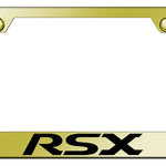 RSX Stainless Steel Frame - Laser Etched Gold