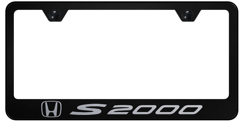 S2000 Stainless Steel Frame - Laser Etched Black