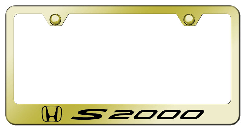 S2000 Stainless Steel Frame - Laser Etched Gold