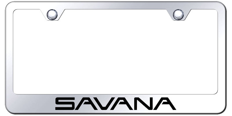 Savana Stainless Steel Frame - Laser Etched Mirrored