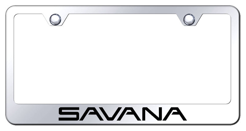 Savana Stainless Steel Frame - Laser Etched Mirrored