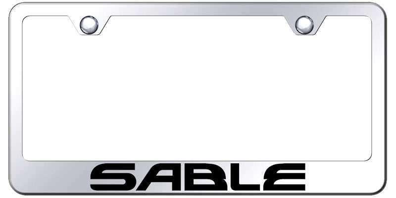 Sable Stainless Steel Frame - Laser Etched Mirrored