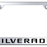 Silverado Stainless Steel Frame - Laser Etched Mirrored