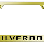 Silverado Stainless Steel Frame - Laser Etched Gold